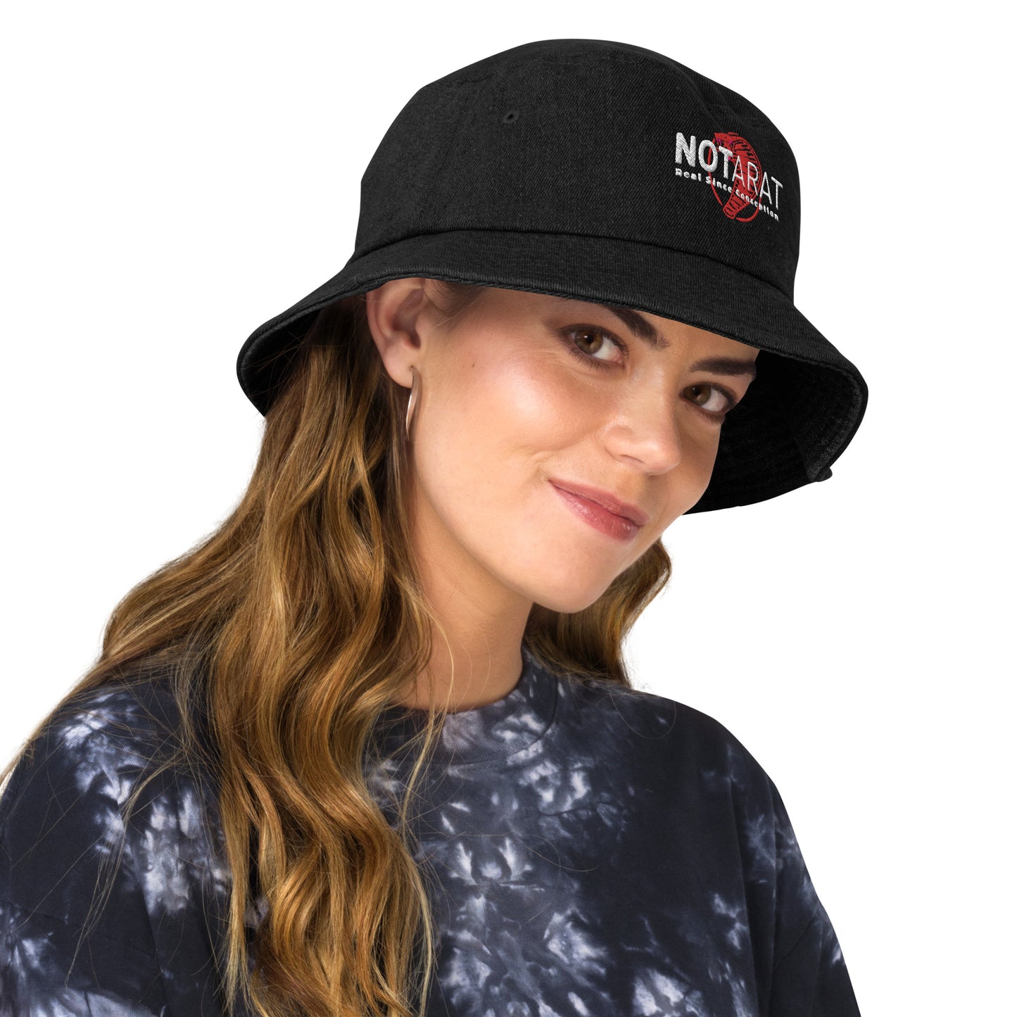 Denim bucket hat