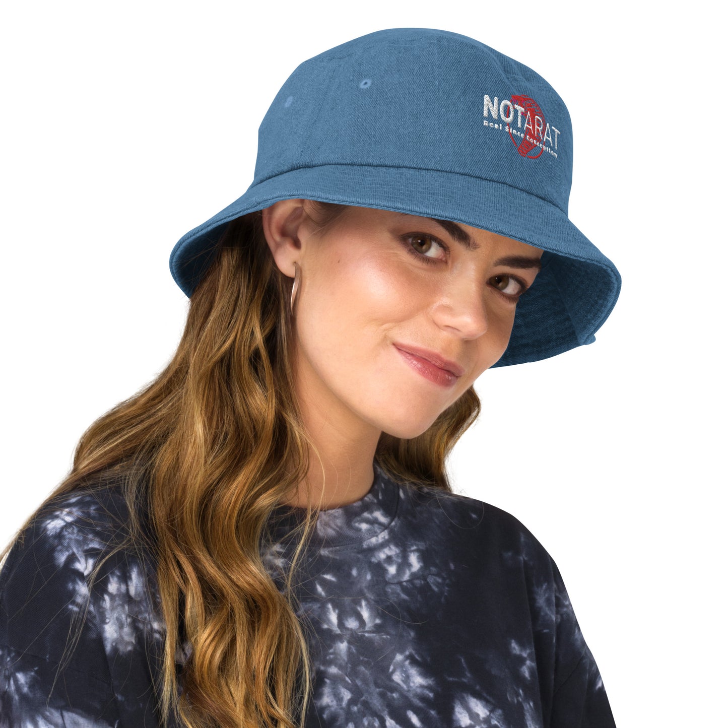 Denim bucket hat